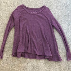 Free people maroon Henley in XS